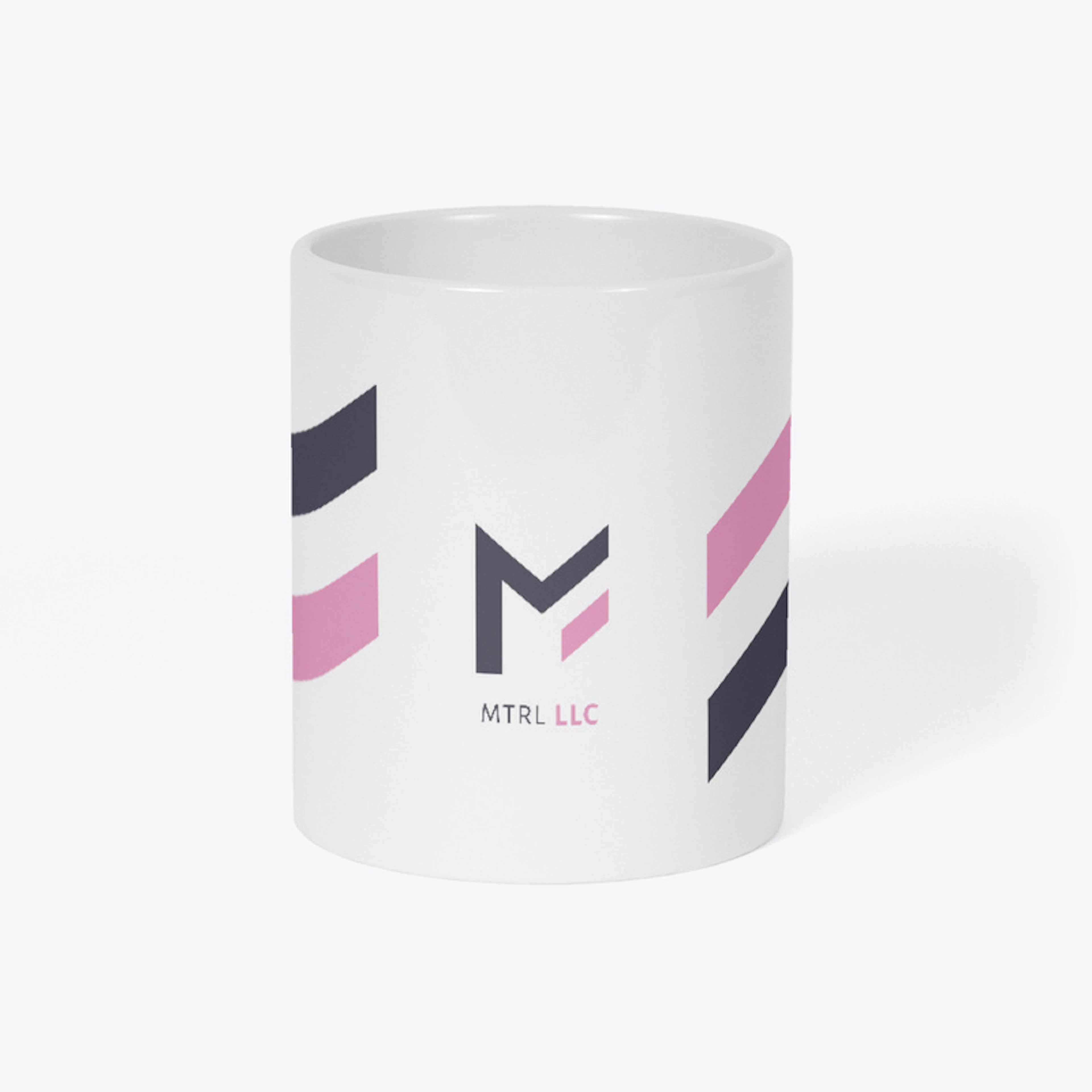 M Logo White Mug