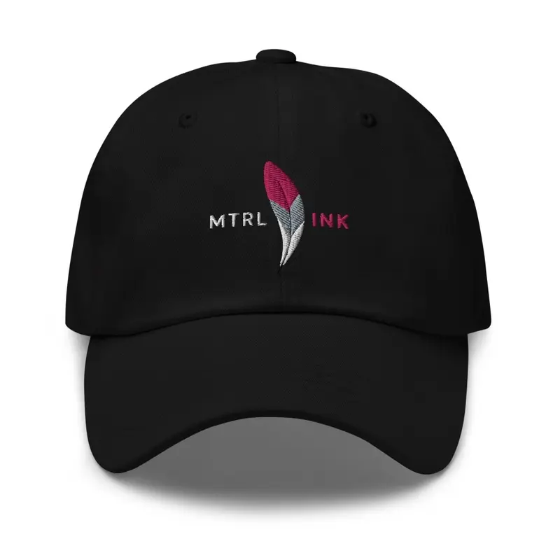 Feather Dark Dad Cap